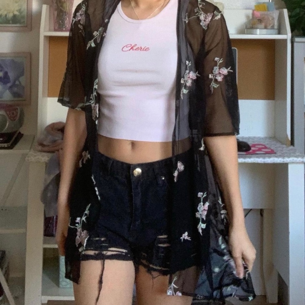 Light Pink Cherie crop top